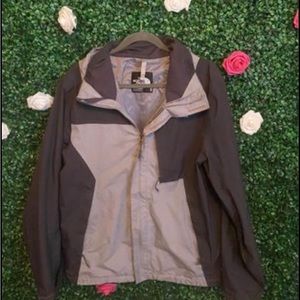 The North Face Men’s Jacket Hooded Light
Size Medium  Gray/ Dark Gray